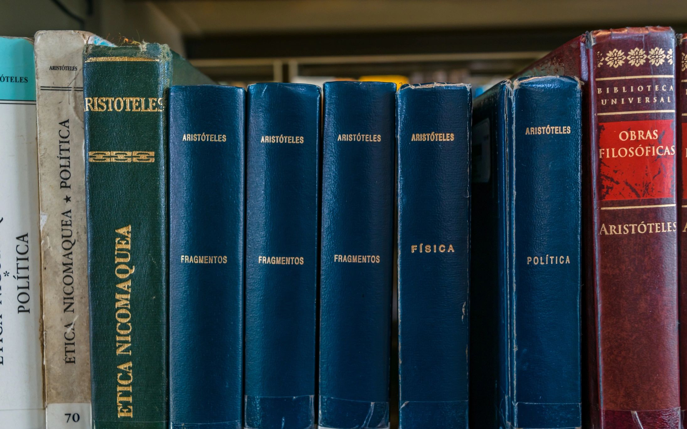 Library shelves in a large research setting
