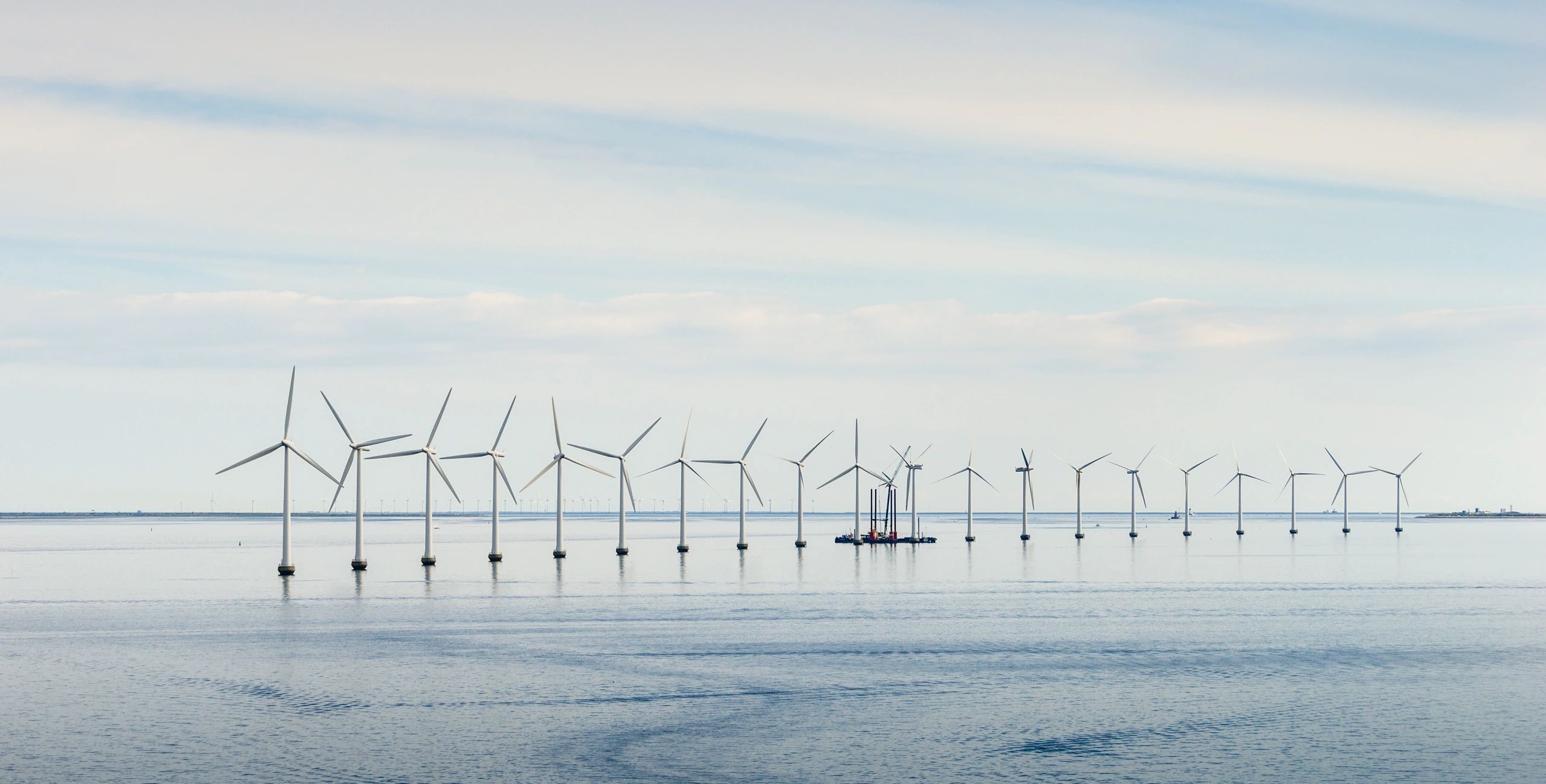Offshore wind farm in Denmark